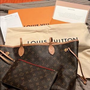 Louis Vuitton Brown Monogram Canvas Tote